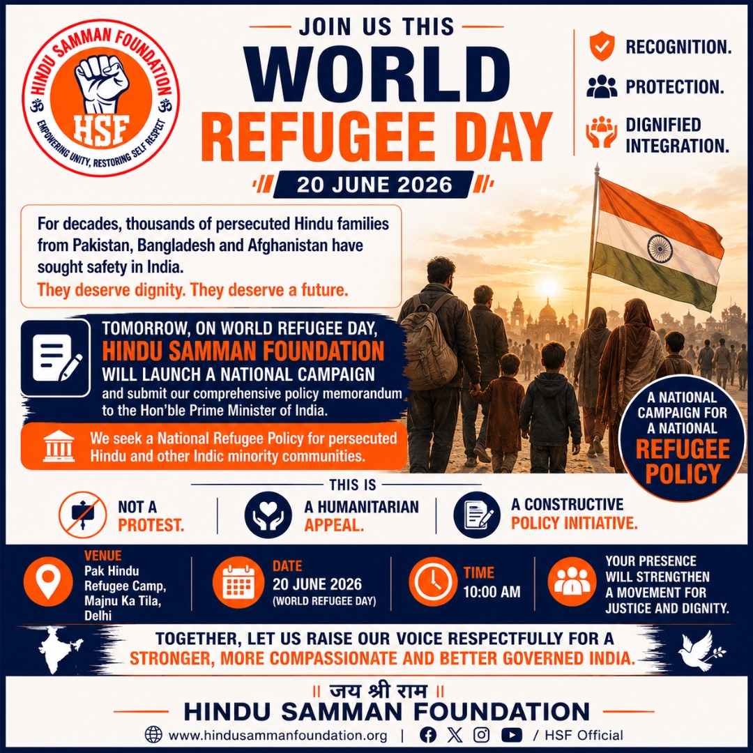 World Refugee Day 2026 programme at Majnu Ka Tila, Delhi